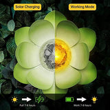 Solar Lights Outdoor , Garden Decor , Cracked Globe Glass , Waterproof Metal Solar Garden Light for Pathway , Patio , Lawn , Yard , Ground - Glow-Paradise