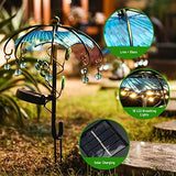 Solar Outdoor Lights, Garden Decor, Solar Umbrella Lights, Waterproof Metal Flowing Water Lights for Patio, Lawn, Walkway, Path,Flower Pot - Glow-Paradise