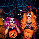 Mosoan Halloween Party Favors Toys for Kids 38 Pieces Halloween Led Light Up Ring Necklaces Bracelets Brooch - Light Up Halloween Toys Glow in the Dark Party Supplies Halloween Goodie Bag Fillers Halloween Prizes Game Toys - Glow-Paradise