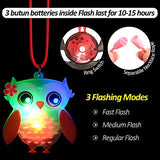Coluans 15Pc Halloween LED Necklaces Party Favors for Kids and Adults with Gift Package Halloween Light up Toys Treat Bag Fillers - Glow-Paradise