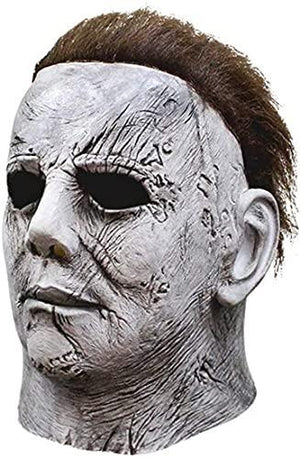 Scary Halloween Face Mask Michael Myers Latex Full Face Mask Horror Masks for unisex or Kids Halloween Mask… - Glow-Paradise