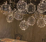 Light Up Led Balloons, 12 Pack Party Balloon Cell Battery Inflated Size 22 Inches 3 Mode Flashing String Lights Clear Balloon, for Birthday Wedding Decorations (Warm White) - Glow-Paradise