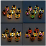 JOYIN 1 Dozen Halloween Decorations Light Up Pumpkin Lanterns, Jack-o-Lantern for Great Halloween Props for Great Haunted House Halloween Decoration - Glow-Paradise