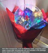 LED Balloons 10 Pack, Light Up Balloons 20 Inches Clear Helium Bobo Balloons, Glow Bubble Balloons with String Lights for Valentines Day Halloween Christmas Wedding Birthday Party Decoration - Glow-Paradise