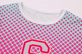 Girls Cheerleader Costume Halloween Party Uniform Dress for Kids (Pink, 7-8Years) - Glow-Paradise