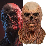 Stranger Things Vecna Scary Mask Latex Full Head Cosplay Mask Halloween Scary Monster Devil Mask Novelty Costume Party Props (Mask with Red Eyes) - Glow-Paradise