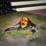 JOYIN Halloween Décor Groundbreaker Zombie with Sound and Flashing Eyes for Yard Decorations - Glow-Paradise