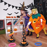 Halloween Games, Huge Inflatable Spider Witch Hat Ring Toss,Halloween Party Games for Kids Adults ,Halloween Party Favor Game Toys Outdoor Activities Game Spider. - Glow-Paradise