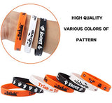 CCINEE 36pcs Rubber Wristbands 6 Novelty Halloween Pattern Silicone Bracelets Rubber Bands for Halloween Party Bag Filler Supply - Glow-Paradise
