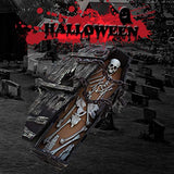 28 Pieces Skeleton Bones and Skull for Halloween Decor or Spooky Graveyard Ground Decoration - Glow-Paradise