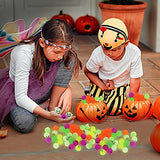 CCINEE 72PCS Halloween Bouncing Ball,Glow in Dark Bouncy Balls Toys for Kids Halloween Party Decoration Favor Bag Fillers - Glow-Paradise