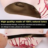 Hautton Halloween Mask, Men's Creepy Horrific Masks Evil Dead for Halloween Costume Party Cosplay Props -Scary Mouth - Glow-Paradise