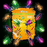 Halloween Glow in The Dark Party Favor Set, 20 Critters&40 Glow Sticks for Halloween Trick or Treating Goodie, School Classroom Game Rewards, Halloween Miniatures, Halloween Prizes for Kids. - Glow-Paradise