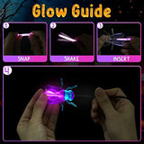 ShyLizard Glow Critters for Halloween Party Favor, Glow in The Dark Party Favors, Trick or Treat Toys for Kids, School Classroom Game Rewards with 24PCS Glow Critters and 48PCS Mini Glow Sticks - Glow-Paradise