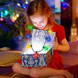 Light Up Necklace Flashing Glow in The Dark LED Light Bulbs for Kids Adults Ugly Christmas Xmas Birthday Wedding Halloween Rave Carnival Party Supplies Favors Accessories Best Gift - Glow-Paradise