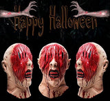 LEKA NEIL Halloween mask-zombie mask-Vampire Mask-Creepy Costume Corpse Party Overhead Mask(Red-A) - Glow-Paradise