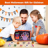 50 PCs Halloween LED Rings Light Up Rings for Kids, Glow in the Dark Halloween Party Supplies Trick or Treat Bags for Kids Adult, Flash Finger Ring Toys Halloween Goodie Bag Fillers - Glow-Paradise