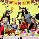 Halloween Mochi Squishy Toys for Kids 60PCS Party Favors Halloween Treat Goody Bags Filler Gifts Pumpkin Ghost Spider Squishies Halloween Toys Halloween Decorations Stress Relief Toys for Adults - Glow-Paradise