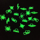 56pcs Spider Rings Glow in The Dark Plastic Bugs Insects Ring Toys for Kids Toddlers Halloween Party Favors Trick or Treat Rings Goody Bag Filler - Glow-Paradise