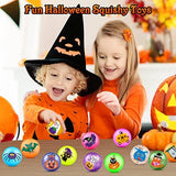 EZIGO 12Pcs Halloween Party Favors for Kids Halloween Stress Balls Squishy Toys Stress Relief Sensory Balls Halloween Goodie Bag Fillers Halloween Treats Non Candy Novelty Halloween Toys Prizes Gifts - Glow-Paradise