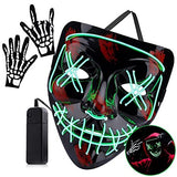 Halloween Scary Mask (green) - Glow-Paradise