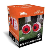 Joiedomi 3ft Inflatable Large Set of Eyes, Halloween Inflatable Light Up Eyeball with Build-in LEDs, Blow Up Inflatable for Halloween Party Indoor, Outdoor, Yard, Garden, Lawn Decorations (Red) - Glow-Paradise