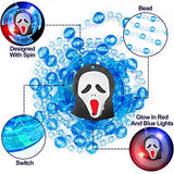 AMENON 15 Pack Halloween LED Spin Necklaces Toys Party Favors for Kids Fidget Toys 15 Styles Spider Ghost Halloween Light up Toys Treat Bag Filler Glow in The Dark Party Supplies - Glow-Paradise