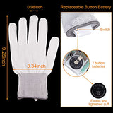 2 Pack Halloween Purge Masks Led Light Up Masks and Gloves Set for Halloween, Festival Cosplay (Style B) - Glow-Paradise