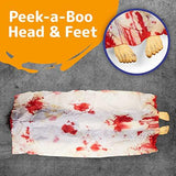 Halloween 5 Ft. Long Back From the Grave Dead Body for Creepiest Haunted House Decor, Halloween Prop Decorations - Glow-Paradise