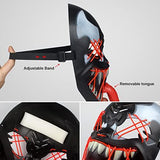 Halloween Scary LED Mask Light Up Mask for Women Men Festival Monster Cosplay Halloween Red Green Blue Neon Costume - Glow-Paradise