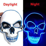 Halloween Mask LED Light up Costumes Scary Mask for Party Supplies Favor - Glow-Paradise