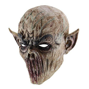 Hophen Scary Halloween Mask Terror Ghost Devil Mask Dance Party Scary Biochemical Alien Zombie Caps Mask - Glow-Paradise