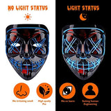 Halloween Scary Mask (blue) - Glow-Paradise