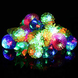 36 Pack LED Glow Rings Halloween Party Favors for Kids - Flashing Rings Glow in The Dark Party Supplies, LED Light Up Rings and Goody Bags - Glow-Paradise