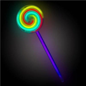 Glow In The Dark Lollipop Wand (1 Wand Per Pack) - Glow-Paradise