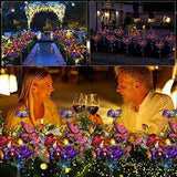 IGRARK Solar Lights Outdoor Garden Butterfly Lights Decorative Solar Stake Lights with Butterflies 2 Pack Decor Powered Waterproof for Garden Yard Pathway - Glow-Paradise