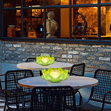 Solar Lights Outdoor , Garden Decor , Cracked Globe Glass , Waterproof Metal Solar Garden Light for Pathway , Patio , Lawn , Yard , Ground - Glow-Paradise