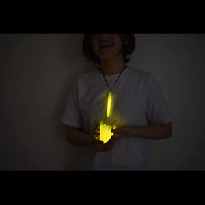 4 Inch Premium Glow Sticks (Yellow Color, 25 Count Per Pack) - Glow-Paradise