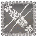 Heritage Lace Skeleton Poncho ,Pewter , 60 by 60-Inch - Glow-Paradise