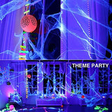 Onforu 32.8ft LED Black Light Strip Kit, 600 Units Lamp Beads, 12V Flexible Blacklight Fixtures, 10m LED Ribbon, Non-Waterproof Black Lights for Glow Party, Indoor Birthday Party, Body Paint,Halloween - Glow-Paradise