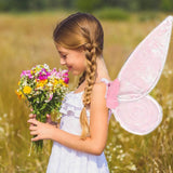 Fairy Wings for Girls Adults Light Up Butterfly Wings Sparkly LED Fairy Wings for Kids Women Halloween Costume Angel Cosplay Birthday,23.6 x 18.9 Inch - Glow-Paradise