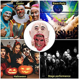 Hautton Halloween Mask, Men's Creepy Horrific Masks Evil Dead for Halloween Costume Party Cosplay Props -Scary Mouth - Glow-Paradise
