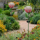 Roaming Light 2 Pack Solar Flowers，Solar Lights Outdoor Garden Flowers, Solar Garden Lights Waterproof for Patio Yard Walkway Pathway Lawn Decorations（Tulip） - Glow-Paradise