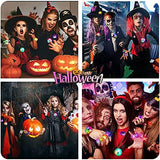 Halloween Party Favors for Kids - 54 Pack Light Up Halloween Toys Flash Rings Necklaces Bracelets Brooches LED Halloween Kids Toys Glow in the Dark Party Supplies for Halloween Decorations Party Games Gift - Glow-Paradise
