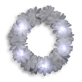Autumn Festival Harvest Light Up Flower Crown Headband LED Lights (White Color, 1 Quantity Per Pack) - Glow-Paradise