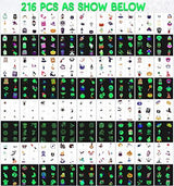 Kids Toys for Girls Boys,Glow in The Dark Party Supplies,Halloween Party Favors Games for Kids,Temporary Tattoo Kids Birthday Stocking Stuffers Gifts Prizes for Age 3 4 5 6 7 8 9 10 1112 year old Girl - Glow-Paradise