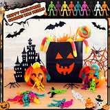 72 PCS Halloween Stretchy Skeleton Toys, Halloween Party Favors for Kids, Halloween Stretchy Toys Set, Halloween Goody Bag Fillers, Treat Bag Stuffers, Pinata Fillers, Sticky Toys for Trick or Treat Parties Classroom Rewards - Glow-Paradise