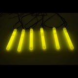 4 Inch Premium Glow Sticks (Yellow Color, 25 Count Per Pack) - Glow-Paradise