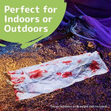 Halloween 5 Ft. Long Back From the Grave Dead Body for Creepiest Haunted House Decor, Halloween Prop Decorations - Glow-Paradise