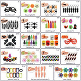 SpringFlower 140 Pieces Halloween Toys Assortment for Halloween Party Favors, Carnival Prizes,School Classroom Rewards, Trick or Treating Goodie, Halloween Miniatures, Halloween Prizes - Glow-Paradise